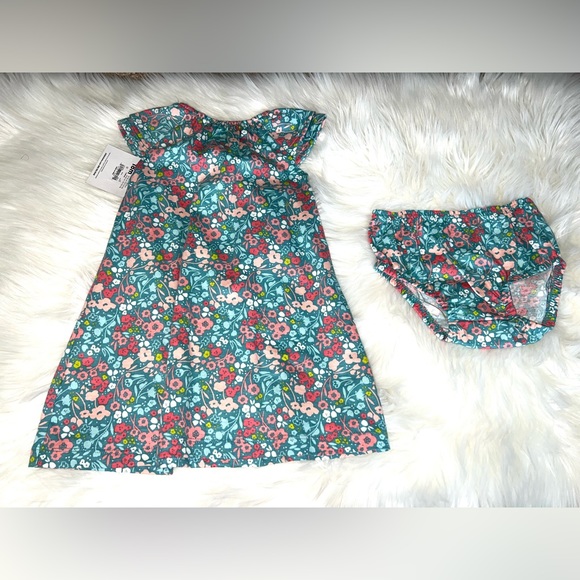 child of mine made by carter’s Dress with matching Cover Up Panties - Picture 3 of 3